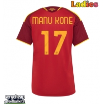 AS Roma Manu Kone #17 Replica Home Shirt Ladies 2026-27 Short Sleeve